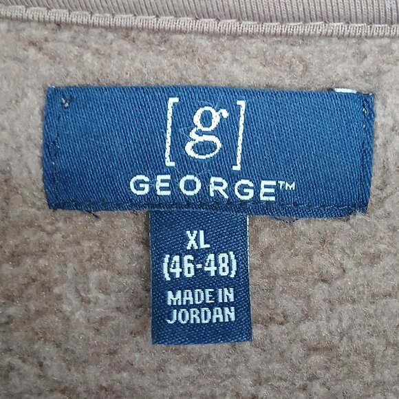 GEORGE brand MEN'S LIGHT BROWN ZIP-UP JACKET - now with DISCOUNTED SHIPPING! - Picture 6 of 6